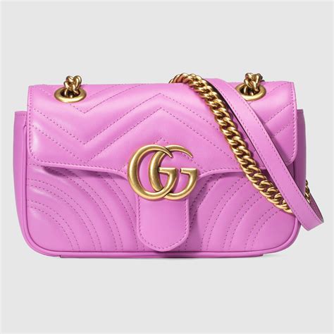 pink gucci bag with diamonds|gucci pink marmont bag.